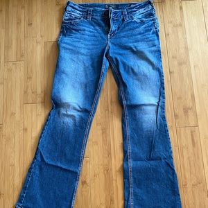 Silver Suki Mid Rise Bootcut Jeans